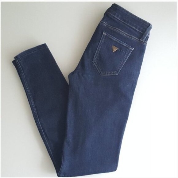 GUESS Power Skinny Jeans - Dark - Picture 8 of 15